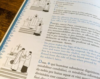 トリエント公会議の伝統的な TLM カトリックミサ用のラテン語英語ミサ