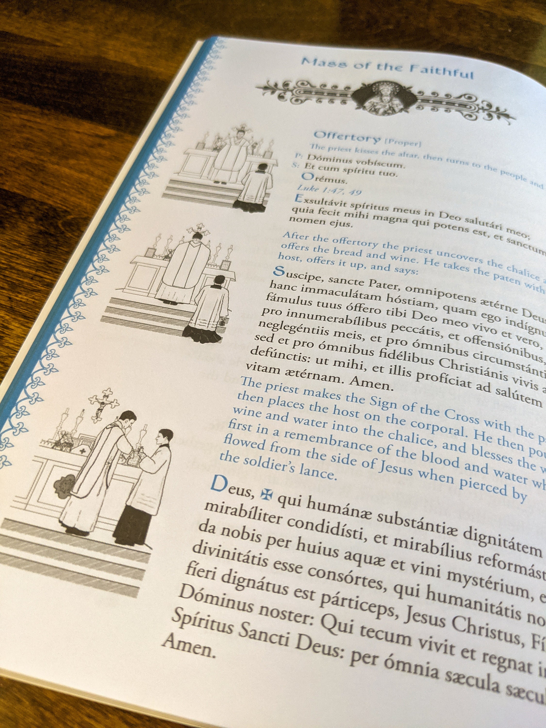 トリエント公会議の伝統的な TLM カトリックミサ用のラテン語英語ミサ