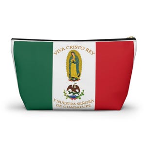 Viva Cristo Rey bag, Rosary, Chapel Veil, Catholic, Priest, Gift, Mary, Madonna, Guadalupe, Christian, Mexican, history, Cristero, Mexico image 2