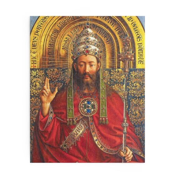 Christ the King Puzzle (120, 252, 500-piece), Ghent Altarpiece