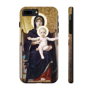 Madonna und Kind Tough Phone Cases, Case-Mate, Bouguereau, Traditionell, Gemälde, Katholik, Christ, Jesus, Jungfrau Maria, Ästhetisches iphone