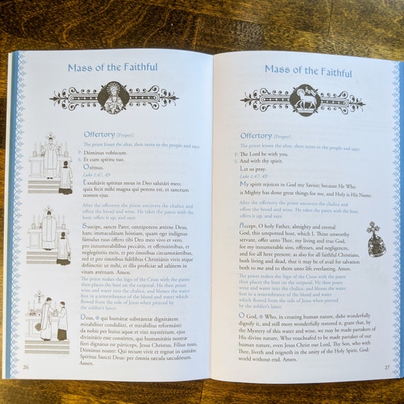 トリエント公会議の伝統的な TLM カトリックミサ用のラテン語英語ミサ