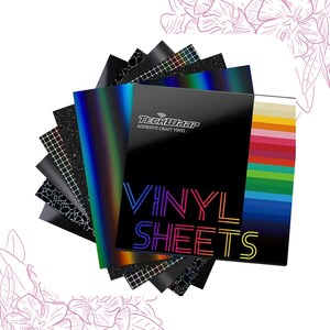 TECKWRAP Rainbow Stripes Adhesive Vinyl - 12x12 – Crafts N Beyond