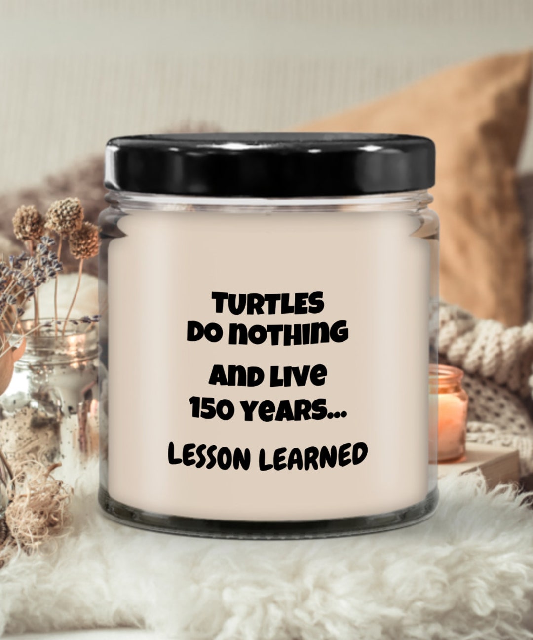 Turtle Do Nothing Turtles Do Nothing Candle - Etsy