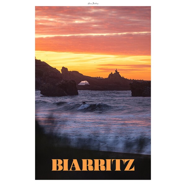 Affiche - Biarritz - Photographie