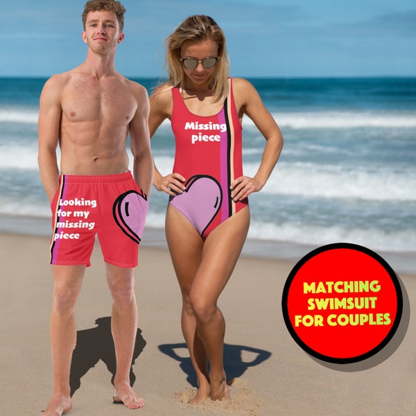 Matching Swimsuits for Couples Etsy