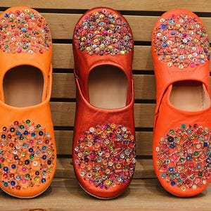 Traditional Moroccan Babouches, Leather Slippers, Handmade Footwear, Indoor Moroccan Shoes, Authentic Slippers
