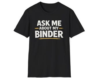 Ask Me About My Binder Shirt, Trading Card Collector Tee, TCG Humor Gift