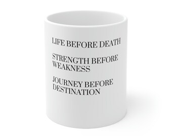 Stormlight Archive Mug, Life Before Death, Cosmere Gift