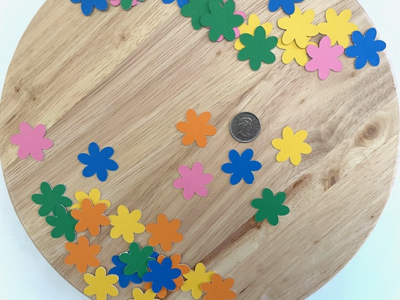 Flower Confetti Pack 200 Pieces Perfect for Party Birthday Etsy