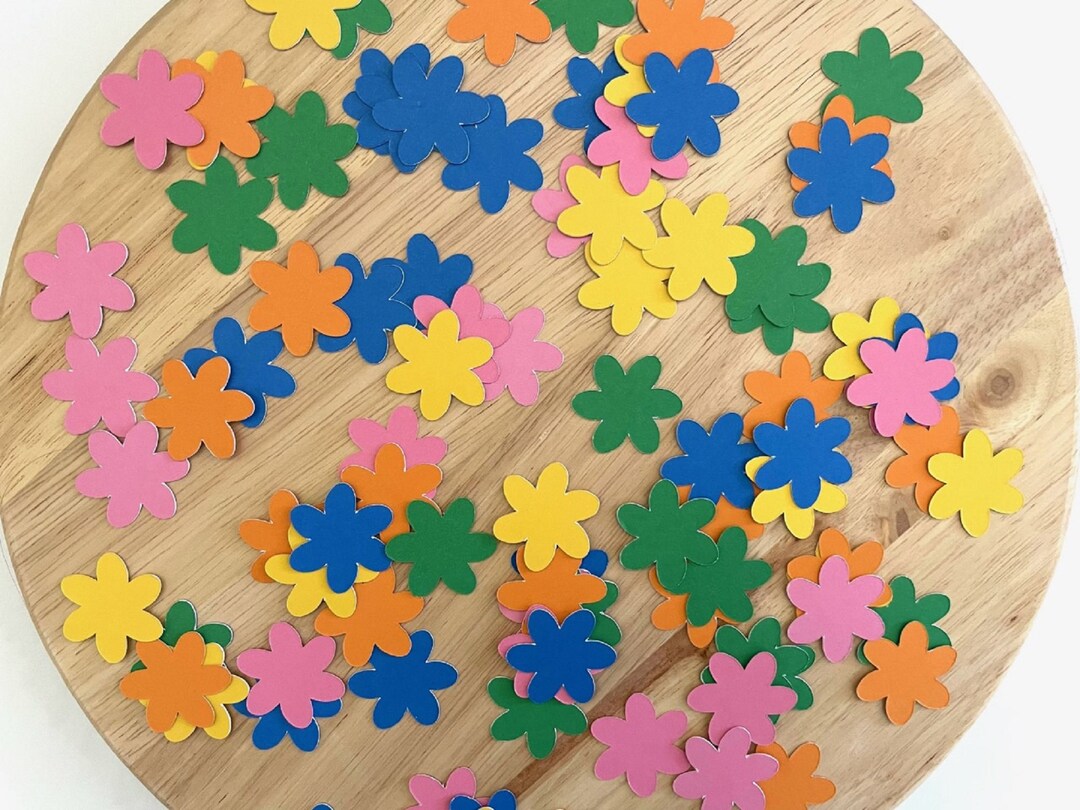 Flower Confetti Pack 200 Pieces Perfect for Party Birthday Etsy