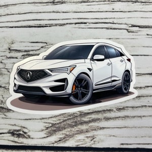 Sticker - Acura RDX white
