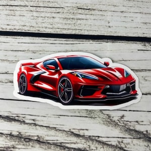 Sticker - Chevrolet Corvette C8 - Etsy