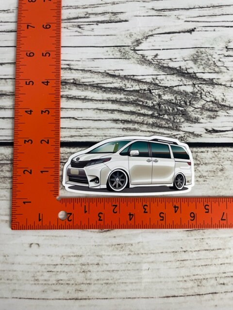 Sticker Toyota Sienna Minivan - Etsy