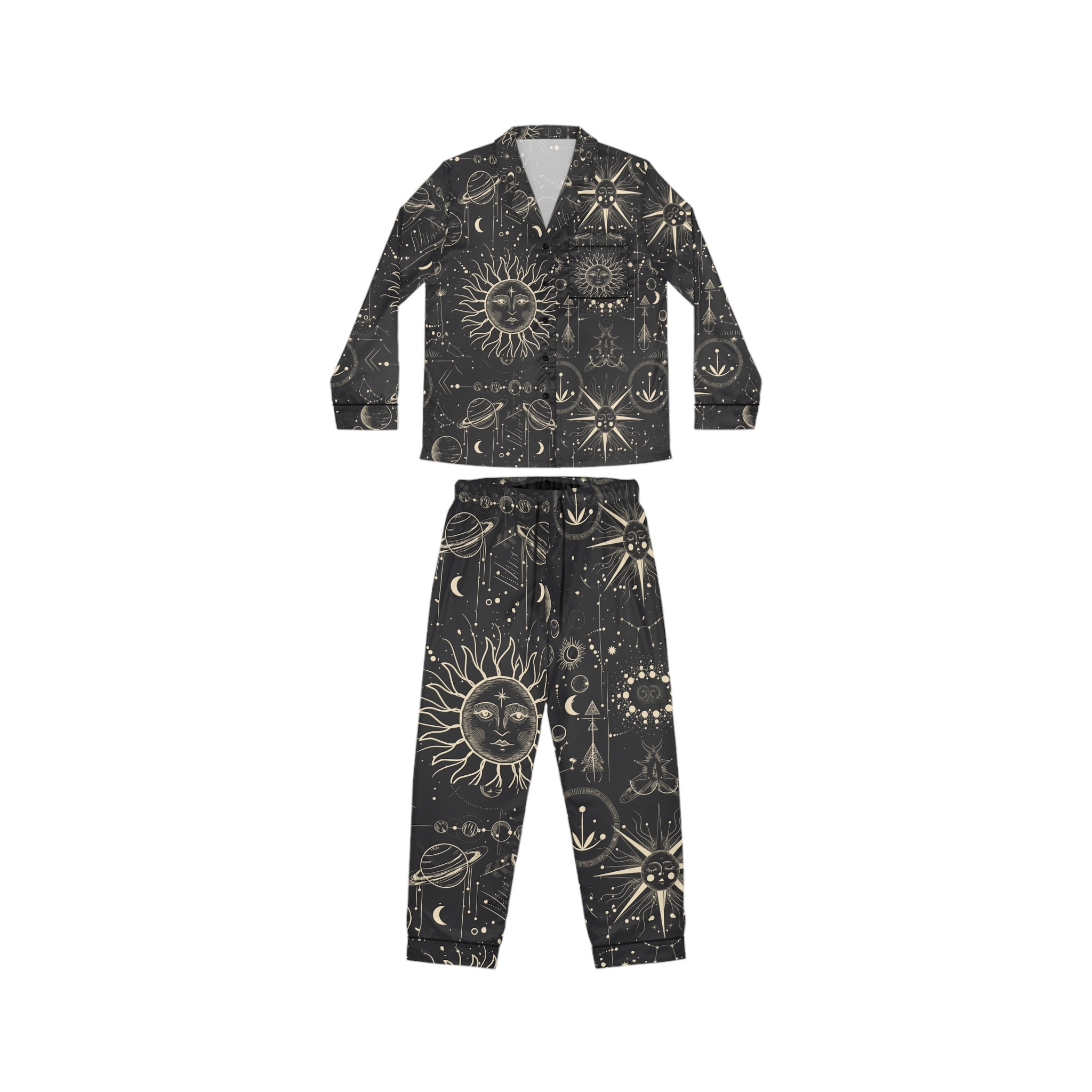 Women's moon and star pyjamas hotsell