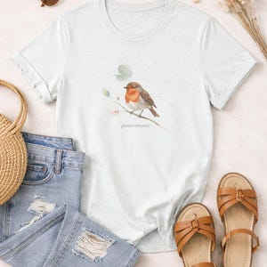 Perseverance Watercolor Nature Graphic T-Shirt, Teacher Appreciation