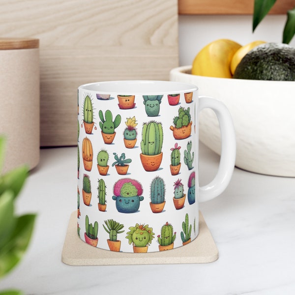 Cactus Mug Etsy