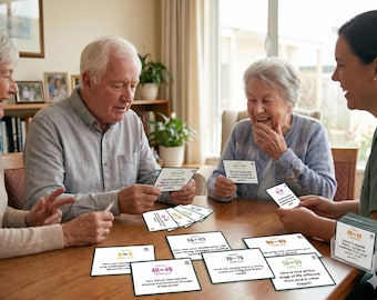 Reminiscence Therapy Cards for Seniors, Dementia Activity Printable, Memory Recall and Conversation Prompts, OT & Caregiver Tool PDF