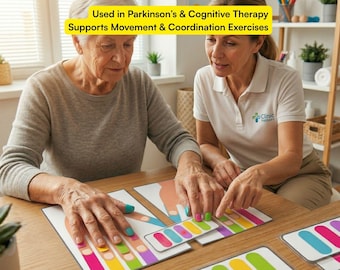 Finger Coordination Therapy Game for Seniors, Parkinson’s & Dementia Activity, Fine Motor Skills Printable, OT Therapy Tool PDF