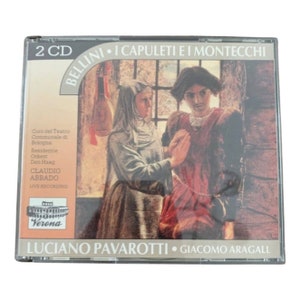Vincenzo Bellini Luciano Pavarotti: I Capuleti E I Montecchi 2 CD Set MINT 1966