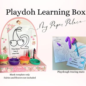Mini Playdoh Box Template. Design Not Included Mini Playdoh 