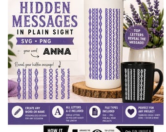 Create a Hidden message Tribal Letters, Funny Adult Humor Diy Mug Wrap Design, Sarcastic Coffee File, Geometric pattern SVG PNG clip art