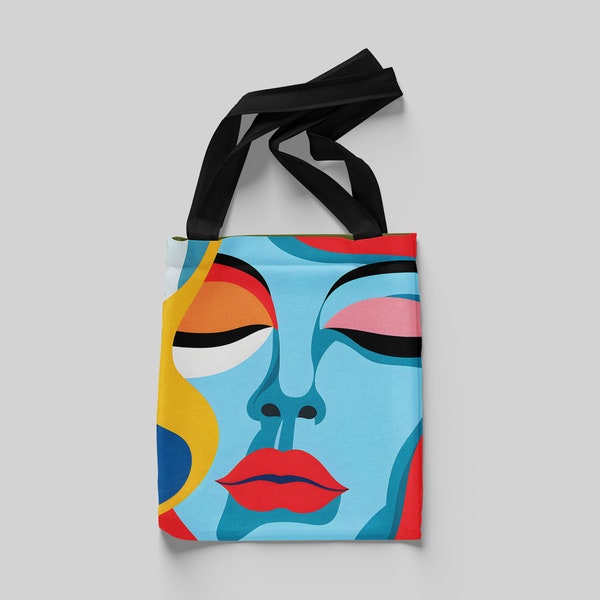 Bold Glamour, Minimalist, Glamorous, Bold Colors, Tote Bag