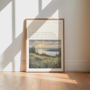Revelation 4:11, Bible Verse Print, Bible Art, Christian Print, Modern Christian Art, Scripture Home Decor, Printable Bible Verse
