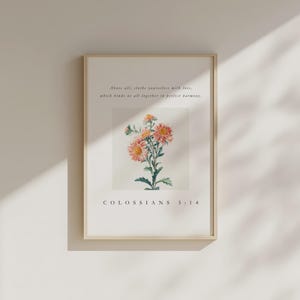 Kolosan 3:14, wydruk wersetu biblijnego, sztuka biblijna, wydruk chrześcijański, nowoczesna sztuka chrześcijańska, wydruk Pisma Świętego, wydruk wersetu biblijnego, werset o miłości