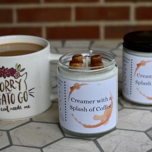 Creamer with a Splash of Coffee Coconut Soy Candle