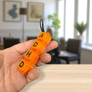 ADHD Fidget | Wristlet | Keychain | ADHD Keychain | Mechanical Clicky Keycap | ASMR Fidget