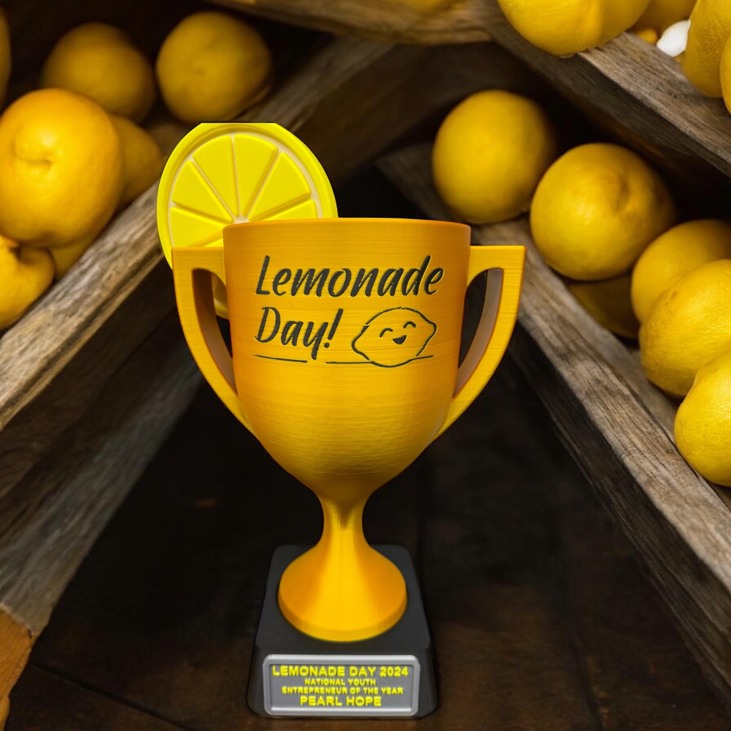 Lemonade Contest Lemonade Day Trophy for National Lemonade Day | Trophy Award ...