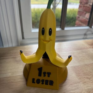 Banana Trophy | Figure | Banana bobble trophy | Video Game Decor