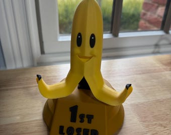 Banana Trophy | Figure | Banana bobble trophy | Video Game Decor
