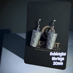Dubbeglas Ohrringe / Modeschmuck / Geschenkidee / mal was anderes /
