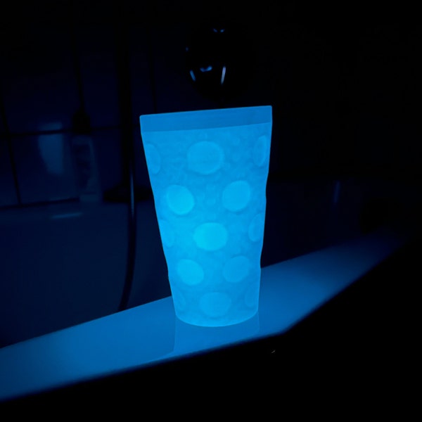 Dubbeglasbox Glow-in-the-Dark Blau / Dubbeglas / Dubbeglas Transportbox / Rheinland Pfalz /