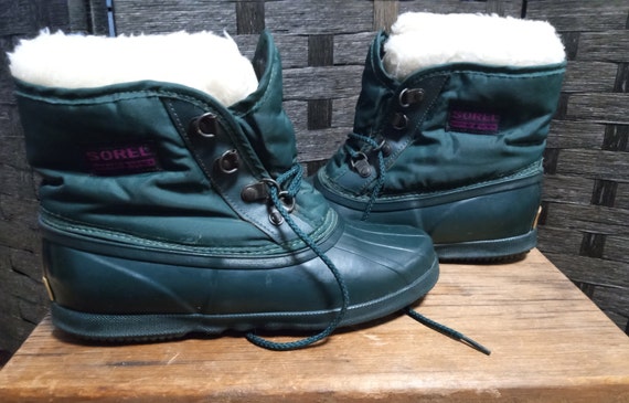 Vintage 1990s Womens Green "Sorel" Winter Boots M… - image 3