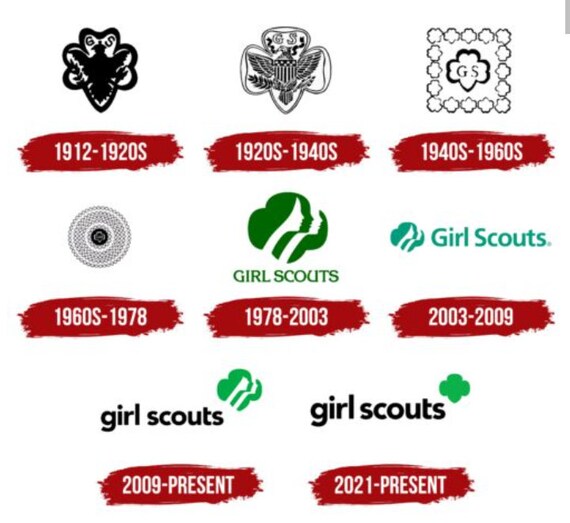 Antique/Vintage Brass Girl Scout Membership Pin from … Gem