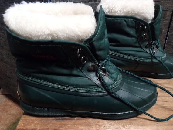 Vintage 1990s Womens Green "Sorel" Winter Boots M… - image 5