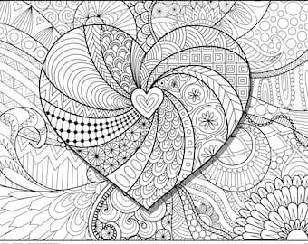 Coloring Page 1 PNG and 1 PDF A4 Size for Personal use only