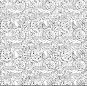 巨大な Zendoodle マンダラ塗り絵ポスター | あらゆる年齢層に贈る美しい塗り絵ギフト | パーソナライズ | C1155