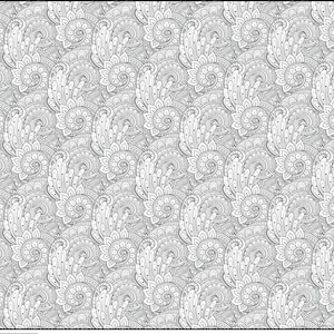 巨大で非常に精巧な Zendoodle マンダラ塗り絵ポスター | あらゆる年齢層に贈る美しい塗り絵ギフト | C1123