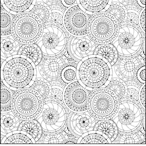 巨大な Zendoodle マンダラ塗り絵ポスター | あらゆる年齢層に贈る美しい塗り絵ギフト | パーソナライズ | C1157