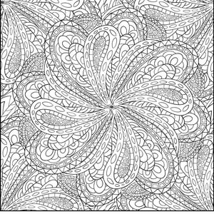 巨大な Zendoodle マンダラ塗り絵ポスター | あらゆる年齢層に贈る美しい塗り絵ギフト | パーソナライズ | C1146
