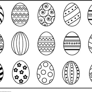 Giant Easter Coloring Poster | 36&quot;x72&quot; | Easter Coloring Banner