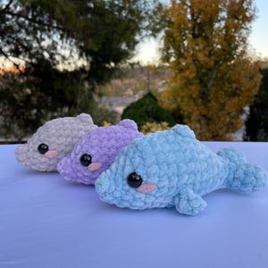 Handmade Crochet Dolphin Plush Toy
