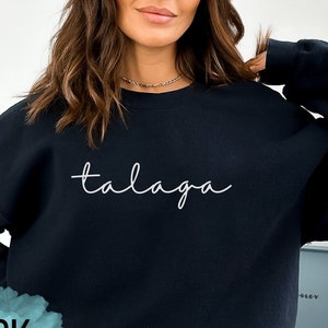 Talaga Filipijnse minimalistische tagalog-trui, uniseks Filipijns-sweatshirt, Filipijns gezegdeshirt, trotse Filippijnse, Filipijnse trui