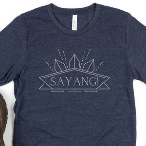 Filipijnse Sayang! Shirt, minimalistisch Filipijns T, unisex Filipijns T-shirt, Filipijns gezegdeshirt, trots Filipijns shirt, grappig Filipijns T-shirt