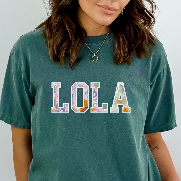 Lola Comfort Colors T-shirt, Filipino Tagalog Shirt, Philippines shirt, Gift For Filipino Grandmother, Proud Filipino, Mother's Day Gift