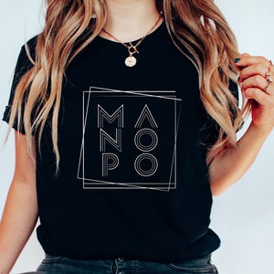 Camiseta minimalista filipina tagalo de ManoPo, camiseta unisex de Filipinas, camiseta con dicho filipino, orgulloso filipino, camiseta tagalo